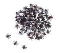 UPKOCH 120pcs Realistic Plastic Fly Small Lightweight Fake Bugs for Halloween April Fools Day Party Pranks Family Gatherings Portable Lifelike Insect Decorations