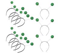 UPKOCH 12pcs Alien Headband Glitter Ball Antenna Head Boppers Soft Foam Martian Costume Accessories for Halloween Party Favor