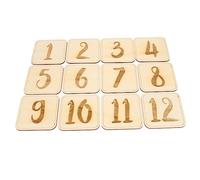UPKOCH 12pcs Cards Growth Recording Props for Newborn Photography Celebrate Monthly Fun Designs Souvenir for First Year