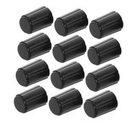UPKOCH 12pcs D-shaft Plastic Knob Caps for Potentiometer Guitar Volume and Tone Control Knobs Replacement Compatible Encoder Switch Control