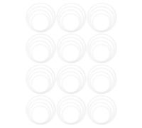 UPKOCH 12pcs Drum Mute Rings for Drum Head Sound Dampening Noise Reduction and Sound Isolation for Practice Drumming Accessories