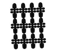 UPKOCH 12PCS Hose Pipe Fittings for Drip Irrigation System Drop Double Lock Connectors for Garden Tubing Reliable Water Flow Management for Lawn and Irrigation