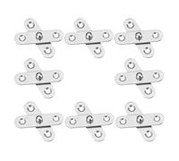 UPKOCH 12pcs Invisible Hinges 360 Degree Rotating Stainless Steel Pivot Door Hinges with Enhanced Stability and Security for Home and Office Use Heavy Duty