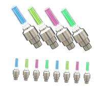 UPKOCH 12pcs LED Bicycle Wheel Lights for Night Riding Easy Installation -efficient Tire Valve Stem Lights Enhanced Safety for Bikes Motorcycles and Cars