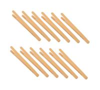 UPKOCH 12pcs Montessori Tweezers for Fine Motor Skills Development Bamboo Peg Beads Clip Tools for Sorting and Cognitive Learning Sensory Bin Educational for Preschoolers