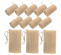 UPKOCH 12pcs Natural Loofah Bath Sponge Sturdy Exfoliating Body Scrubber for Men and Women Portable Shower Sponge Loofah for Gentle Dead Skin Removal and Radiant Skin Care