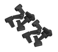 UPKOCH 12pcs Plastic Kite Construction Parts Kite Hardware Connectors Rod Flying Accessories DIY Supplies Plastic Frame Connector Repair Tools Frame Black