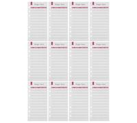 UPKOCH 12Pcs Portable Budget Sheet Refill Paper A6 6-Hole Punched Extra-Thick Paper and Concise Layout Spending Tracker Notebook for Financial Control