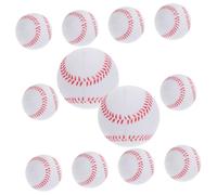 UPKOCH 12pcs Soft PU Baseballs for Training and Stress Relief Portable Squeeze Balls for Beginners Safe and Sports for Baseball and Softball Practice