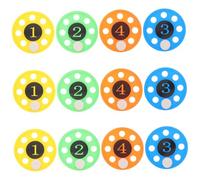 UPKOCH 12pcs Summer Diving Swim Dive Discs Underwater Training Accessories for Pool Games Speed Practice and Interactive Treasure Hunt