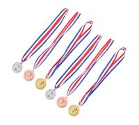 UPKOCH 12pcs The Medal Competition Medals Trophy Award Preschool Great Award Gold Silver and Zinc Alloy