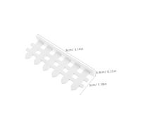 UPKOCH 12pcs White Miniature Wood Picket Fence for Dollhouse Micro Landscape DIY Fairy Garden Accessories Easy Assembly Mini Garden Decor for Christmas Tree Decorations and Plant Pot
