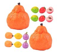 UPKOCH 14Pcs Faux Fruit Set for Creative Displays Lifelike Resin Fruits for Vases Photography Props Miniature Decorations Includes Lemon Fig and More
