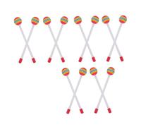 UPKOCH 14pcs Rainbow Drum Mallets Soft EVA Foam Head Percussion Sticks Lightweight S Drum Mallets for Home Kindergarten Music Classes Early Education Orff Instruments