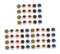UPKOCH 150 Pcs Halloween Eyeball Decorations Half Sphere Eyeball Ornaments for Haunted Houses Theme Parties and Scary Room Layouts Multi Color Blue Red Green Red Yellow Yellow Brown