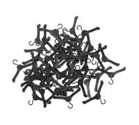UPKOCH 150pcs Doll Clothes Hangers Set - Miniature Hangers Toy Mini Plastic Dollhouse Accessories For Doll Garment Dress Pretend Play Dollhouse Closet Organization