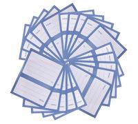 UPKOCH 150Pcs Mailing Labels Self Adhesive Paper Labels Blue with Ample Writing Space Easy to Write on Office Use and Returns