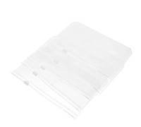 UPKOCH 15pcs A6 PVC Zip File Bags with Window, Lightweight Zip Storage Pouches for Office and Study Use, for Organizing Tickets, Checks, and Small Documents