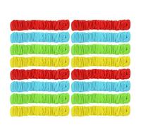 UPKOCH 16pcs Elastic Three Legged Race Bands for Outdoor Relay Games Stretchy Team Straps with Bright Colors for Field Day Backyard Parties and Group Fun Supplies