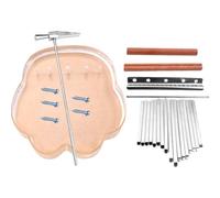 UPKOCH 17 Keys Kalimba Thumb Piano DIY Kit with Cat Paw Design, Mini African Finger Piano for Beginners, Portable 17-note Instrument Suitable for Music Practice and Christmas