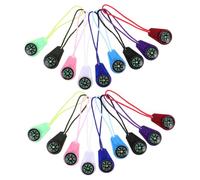 UPKOCH 18pcs Hiking Compasses with Lanyard Multi-colored Mini Pocket Navigation Tools for Outdoor Camping Travel Classroom Party Favor