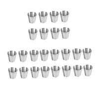 UPKOCH 18pcs Stainless Steel Mugs Shot Glasses Portable Drinking Tumblers for Cold Cups for Party Bar Wedding Birthday Celebration