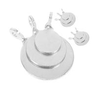 UPKOCH 18pcs Stainless Steel Shooting Targets with Manganese Steel Plates for Outdoor Range Training Target Practice and Hunting Skill Development