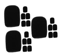 UPKOCH 18pcs Washable Sponge Microphone Covers for Ktv Soft Protective Windscreen to Reduce Noise and Moisture Compatible Microphones for Recording and Performing