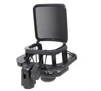 UPKOCH 1pc Adjustable Microphone Stand Blowout Prevention Net Black Mic Bracket for Recording Conferences and Live Broadcasts