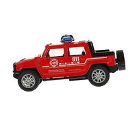 UPKOCH 1pc Boys and Girls Fire Truck Toy Inertia-powered Simulation Model Safe Material No Batteries Required Educational Vehicle Recognition for Boys and Girls Fire Truck