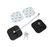 UPKOCH 1pc Boys and Girls Safety Window Lock Refrigerator Lock for and Doors Easy to Install Black Design for Home and School Use