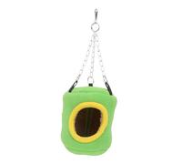 UPKOCH 1Pc Bucket Shaped Parrot Winter Nest Cozy Sleeping Bed for Birds Soft Warm Pet Supplies Green