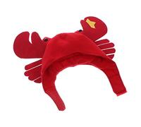 UPKOCH 1pc Crab Shape Pet Hat for Dogs Cats Warm Headpiece for Parties Celebrations Fun Cosplay Costume Accessory for Pet Dress Up Events