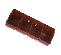 UPKOCH 1Pc Pig Manger Compartment Plastic Feeding Trough for Livestock Durable and Wear Resistant Design for Farm Use Accommodates Multiple Pigs for Dry and Wet Food