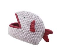 UPKOCH 1pc Puppy Bed House Cats Closed Cat Bed House Shapes Shaped Cuddle Indoor Warm Fish Enclose Nest Nap Like Winter Pet Chat Plush Cat Tent Cloth Random Color