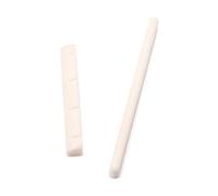 UPKOCH 1set Buffalo Bone Bridge Saddle Nut Slotted Bone Saddle and Nut for String Acoustic Ukulele for Enhanced Sound and Easy Installation