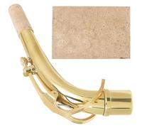 UPKOCH 1set Curved Neck Replacement for Alto Saxophone Bend Neck Cork Sheet for Enhanced Comfort and Stability Playing