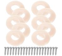 UPKOCH 1set Guitar Tuner Washer Replaceable Gasket with Screws for Electric and Acoustic Guitars Tuning Peg Spacer for Improved Sound and Playability