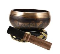 UPKOCH 1set Tibetan Singing Bowl Meditation Bowl Mallet for Yoga Mindfulness and Spiritual Practices for Relaxation and Healing