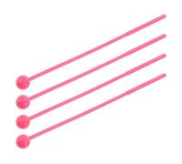UPKOCH 2 Pairs Ethereal Drumsticks Medium Marimba Mallets with Plastic Handles Lightweight Xylophone Sticks Glockenspiel Sticks for Early Childhood Music Education Orff Percussion