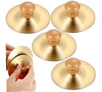 UPKOCH 2 Pairs Finger Cymbals for Copper Percussion Instruments for Dance Musical for Sound Safe Design for Parties and Rhythm Development