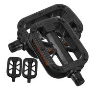 UPKOCH 2 Pairs Replacement Bike Pedals Skid Durable Engineering Plastic Bicycle Accessories for Safe Riding with American Thread Black