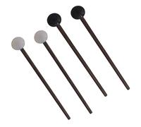 UPKOCH 2 pairs Wooden Rubber Mallet Drumsticks of Ethereal Drum Accessories for Tongue Drum Xylophone Lightweight Durable Percussion Instrument for Drummers