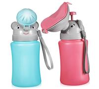 UPKOCH 2 Pcs Portable Cartoon Urinal Bottle for Boys and Leak Spout Design Lightweight and Easy to Use Potty for Travel Camping Car and Training