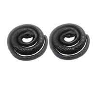 UPKOCH 2 Pcs Realistic Black Snake Lifelike Soft Rubber Model for Halloween Party Decorations and Educational Prank Props Tabletop Display