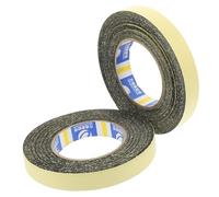 UPKOCH 2 Rolls Black EVA Foam Adhesive Tape Thick Wide Long Shockproof Soundproof Sealing Sticker for Windows and Doors Fire-resistant Acoustic Seal Tape