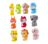 UPKOCH 2 Sets Animal Finger Puppets for Stretchy Vinyl Cartoon Zoo Forest Shapes Interactive Storytelling for Early Education and Party Favors Non-fade Material