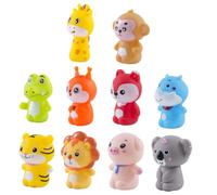 UPKOCH 2 Sets Animal Hand Finger Puppets for Vinyl Cartoon Finger Puppet for Boys for Storytelling Role Play Early Education Interaction and Festival Dress Up