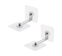 UPKOCH 2 Sets Anti Tip Furniture Anchors Punch-Free Installation, Silver Iron and Acrylic Material, for Children and Pets in Environment for Furniture Safety and Falling Prevention