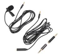 UPKOCH 2 Sets Microphone Interview Kit Portable Mic Bundle for Broadcasting with Metal Build Black Foam Cover and Tpe Wire, Easy to Use Laptop Microphones for Live Streaming at Home